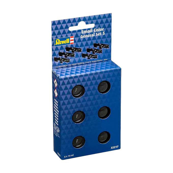 Revell Lack-Grundset Schwarz - glänzend und matt - 6x14ml