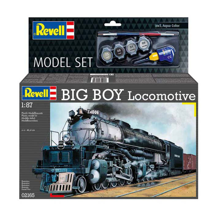 Revell Modellbausatz – Lokomotive „Big Boy“ 1:87 – 233-tlg.