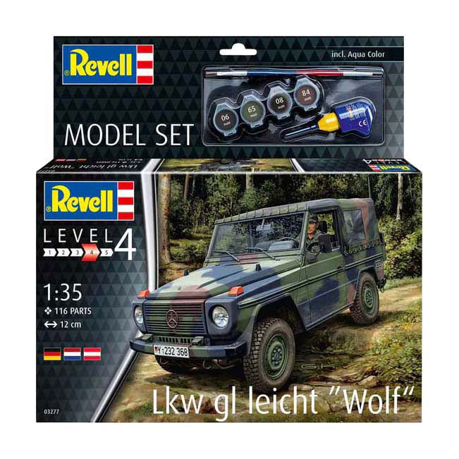 Revell Modellbausatz - LKW GL Light Wolf 1:35 - 116-tlg.