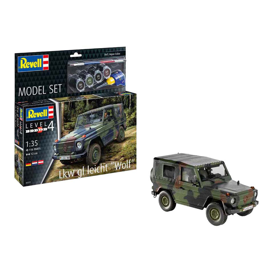 Revell Modellbausatz - LKW GL Light Wolf 1:35 - 116-tlg.