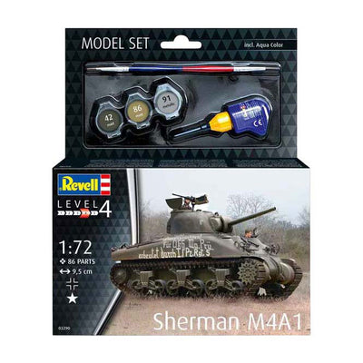 Revell Modellbausatz - Sherman M4A1 1:72 - 86-tlg.
