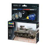 Revell Modellbausatz - Sherman M4A1 1:72 - 86-tlg. - afbeelding 4