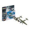 Revell Modellbausatz - Kampfset bf109g-10 Spitfire mk.v 1:72 - 76 Teile. - inkl. Aqua-Color-Grundfarben