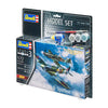 Revell Modellbausatz - Kampfset bf109g-10 Spitfire mk.v 1:72 - 76 Teile. - inkl. Aqua-Color-Grundfarben