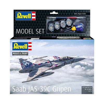 Revell Modellbausatz - Saab Jas-39c Gripen 1:72 - 110-tlg.