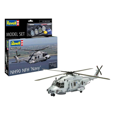 Revell Modellbausatz - NH90 NFH Marine 1:72 - inkl. Aqua-Color-Grundfarben