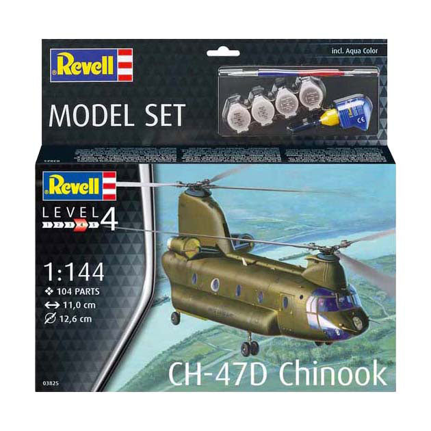 Revell Modellbausatz - CH-47D Chinook 1:144 - 104-tlg.