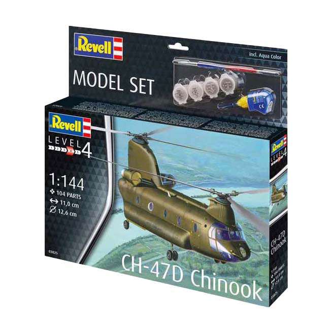 Revell Modellbausatz - CH-47D Chinook 1:144 - 104-tlg.
