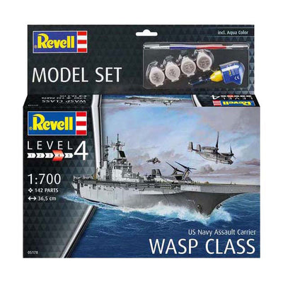 Revell Modellbausatz - US Navy Assault Carrier Wasp Class 1:700 - 142-tlg.