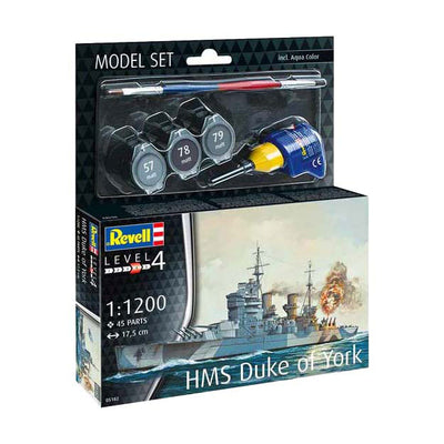 Revell Modellbausatz - Schlachtschiff HMS Duke of York 1:1200 - 45-tlg.