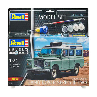 Revell Modellbausatz - Land Rover Series III LWB (s. Wagon) 1:24 - 184tlg.