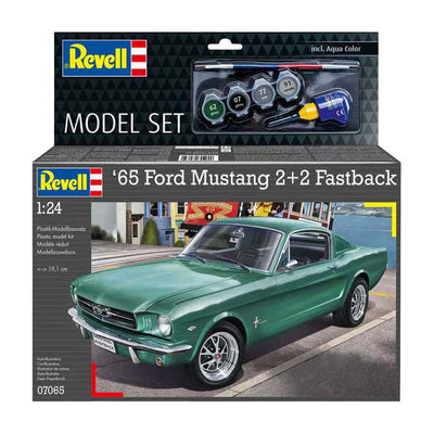 Revell Modellbausatz - 1965 Ford Mustang 2+2 Fastback 1:24 - 82-tlg.