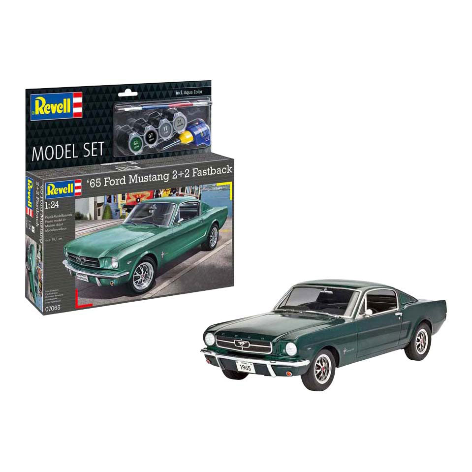 Revell Modellbausatz - 1965 Ford Mustang 2+2 Fastback 1:24 - 82-tlg.