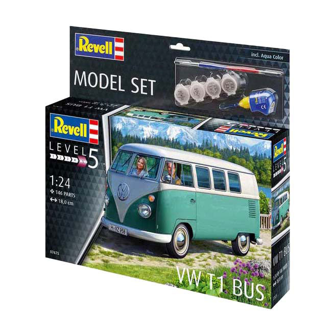 Revell Modellbausatz - VW T1 Bus 1:24 - 146-tlg.