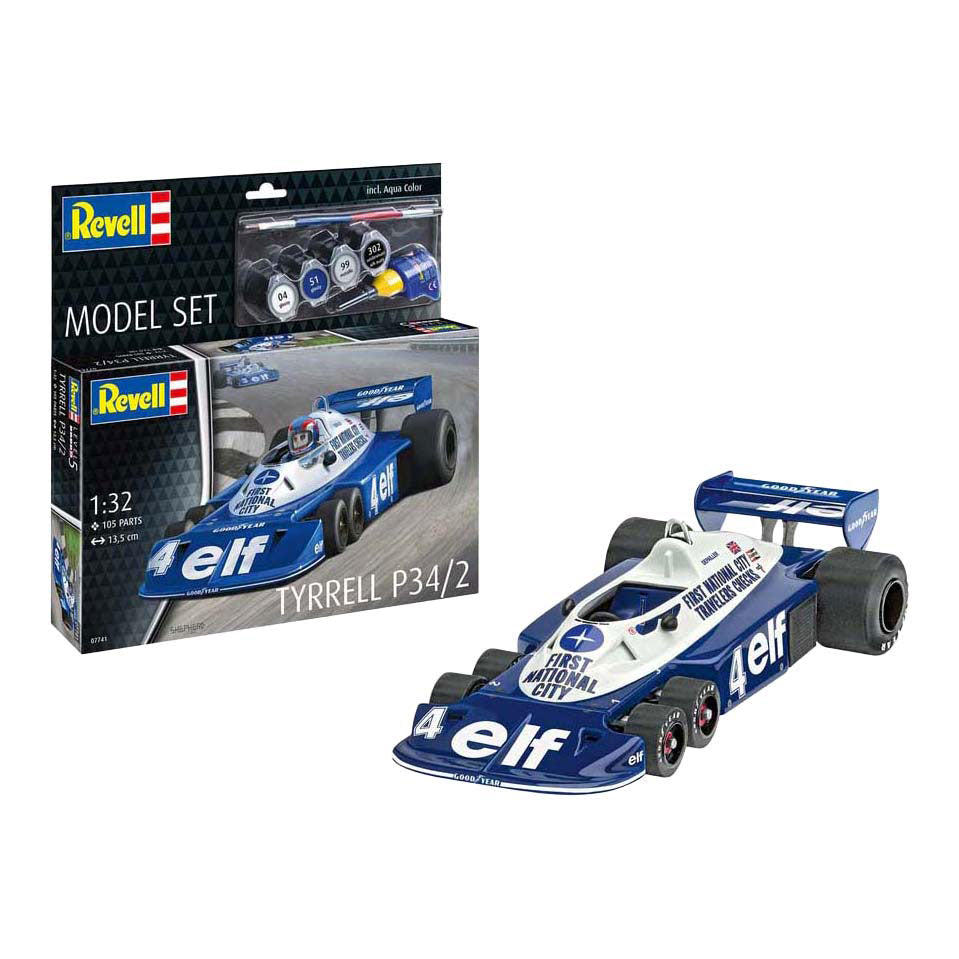 Revell Modellbausatz - Tyrrel P34 2 1:32 - 105-tlg.