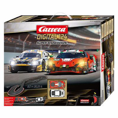 Carrera digitale Rennstrecke 1:24 mit 2 Rennwagen