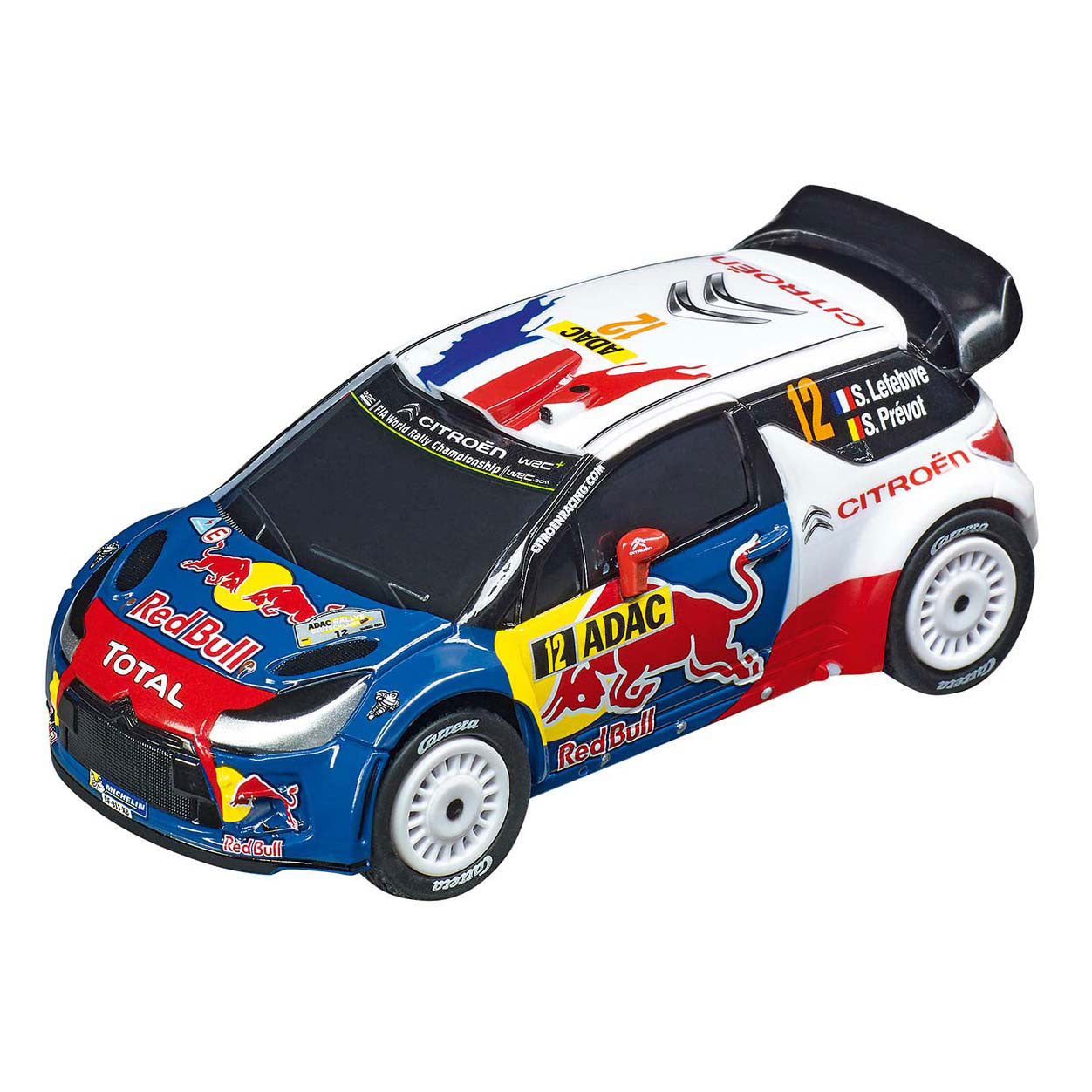 Carrera los!!! Super-Rallye - Rennstrecke mit 2 Autos - 1:43