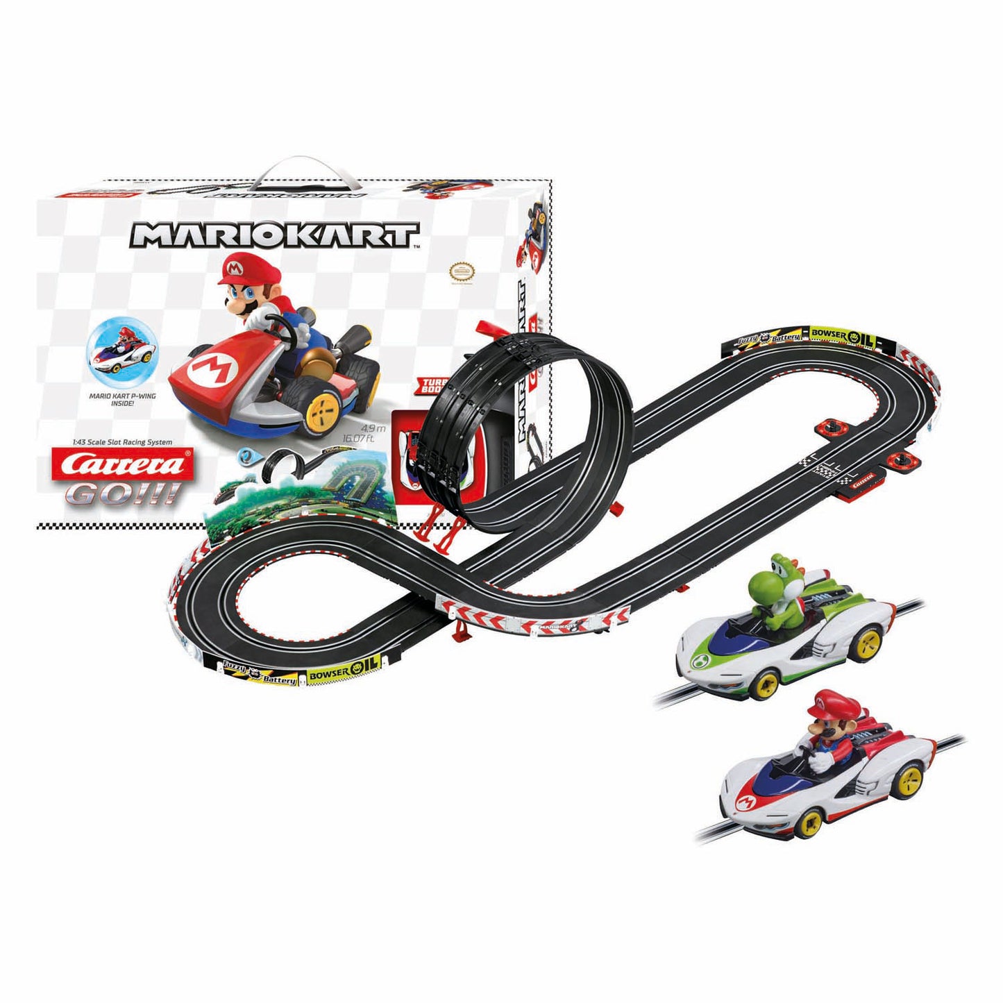 Carrera los!!! Mario Kart P-Wing – Mario vs. Yoshi