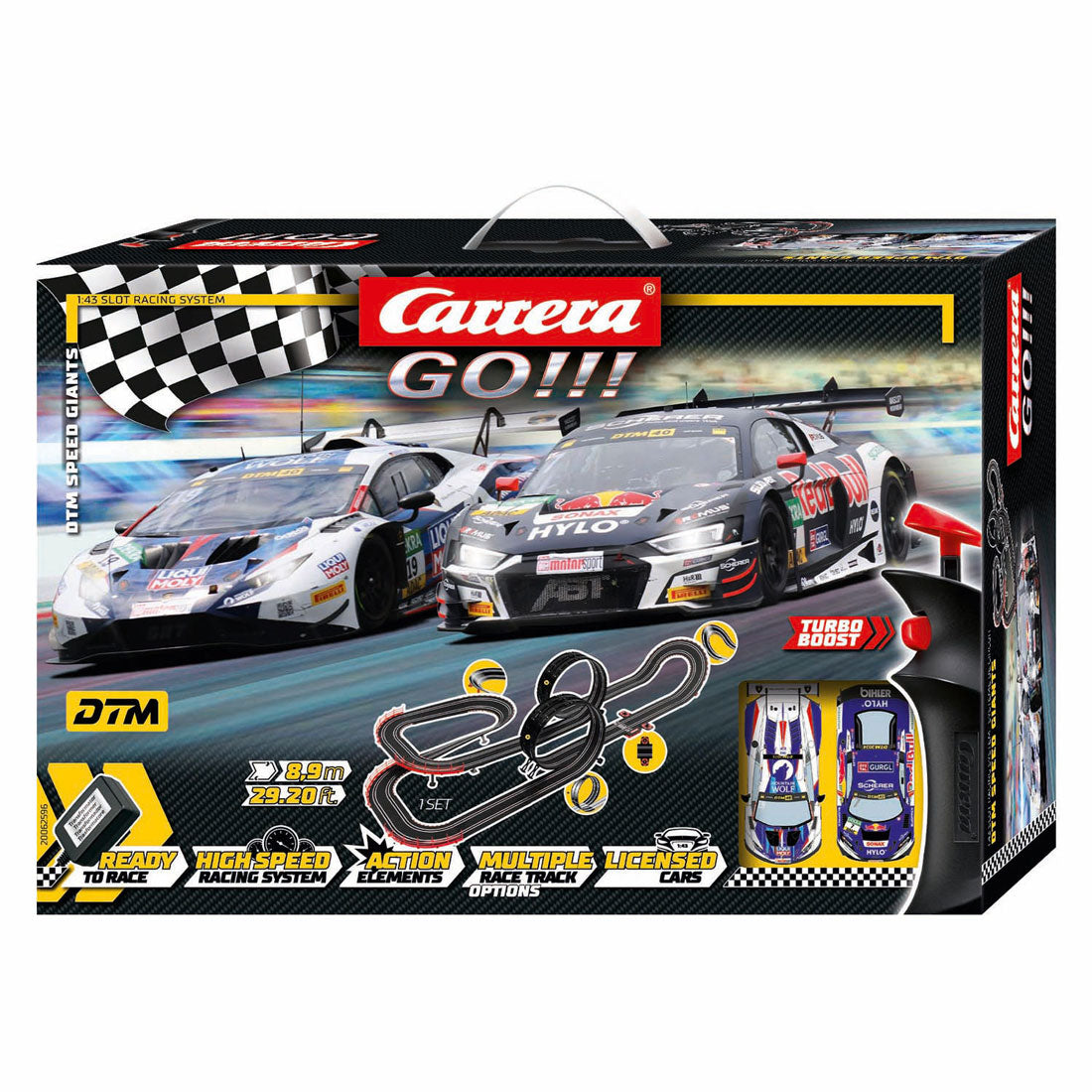 Carrera los!!! Rennstrecke - DTM-Speed-Giganten