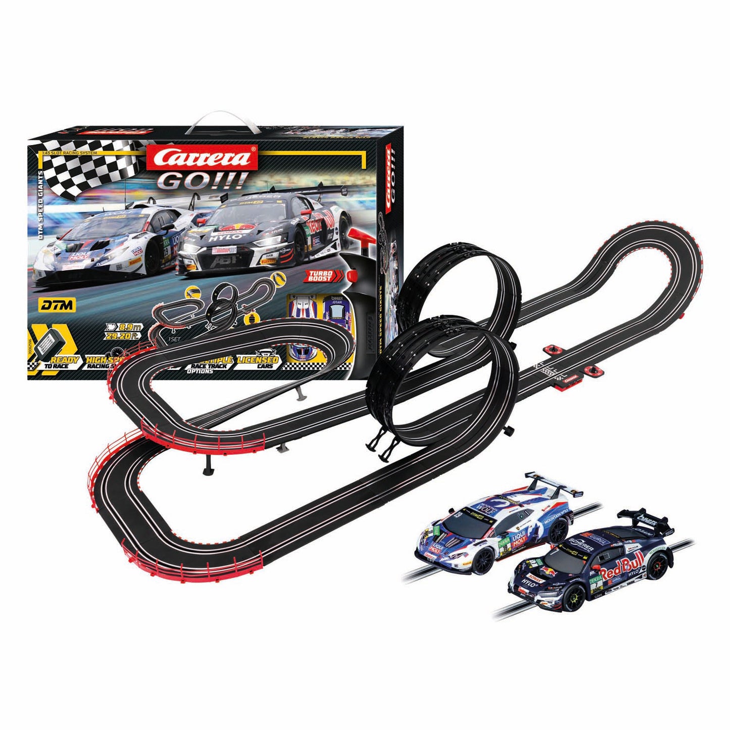 Carrera los!!! Rennstrecke - DTM-Speed-Giganten