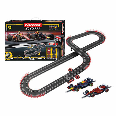 Carrera los!!! Rennstrecke - Champion's Racing m. Verstappen Nr. 1 gegen l. Hamilton Nr.44