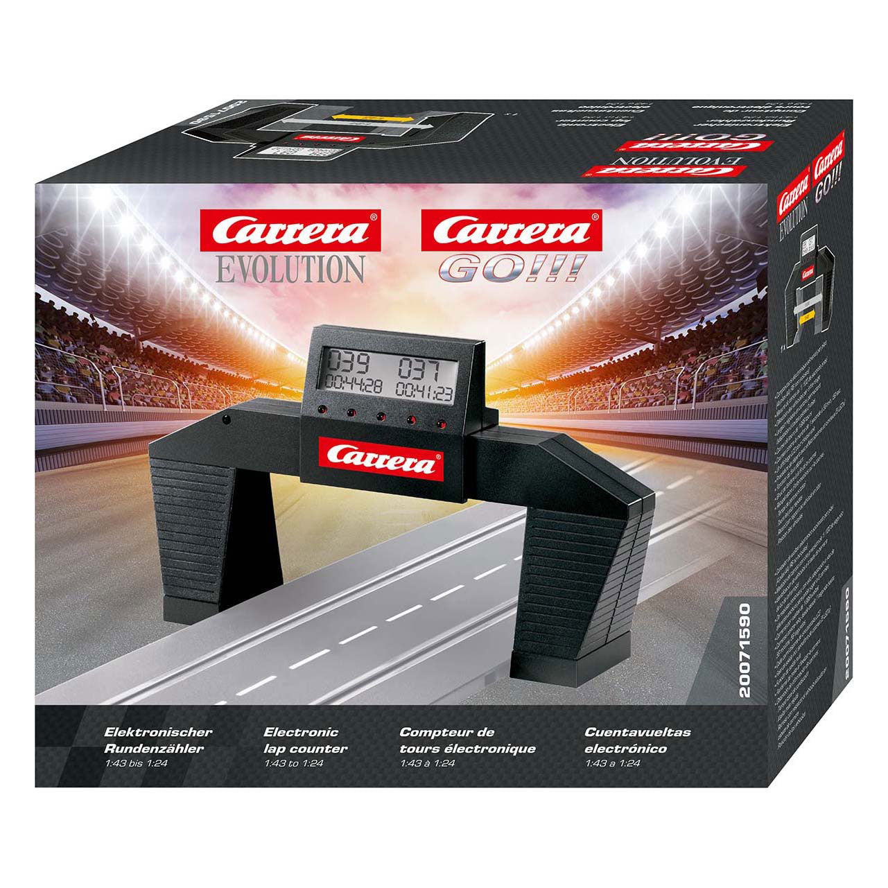 Carrera-Rennstreckenteil - elektronischer Rundenzähler