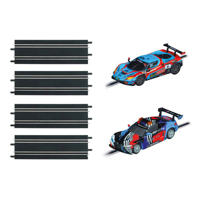 Carrera los!!! GT Racer Erweiterungsset 1:43 – BMW M4 GT3 vs. Ferrari 296 GT3