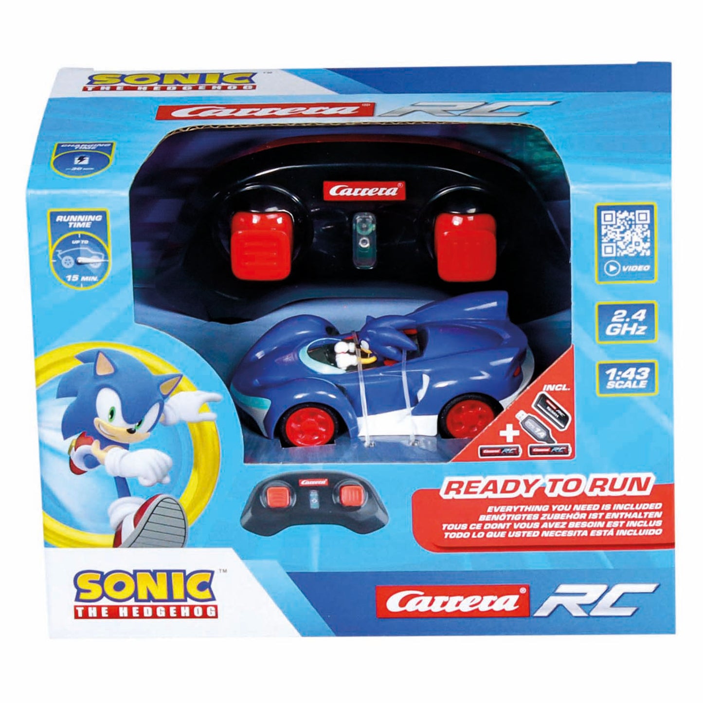 Carrera Team Sonic Racing Mini RC – Sonic 1:43