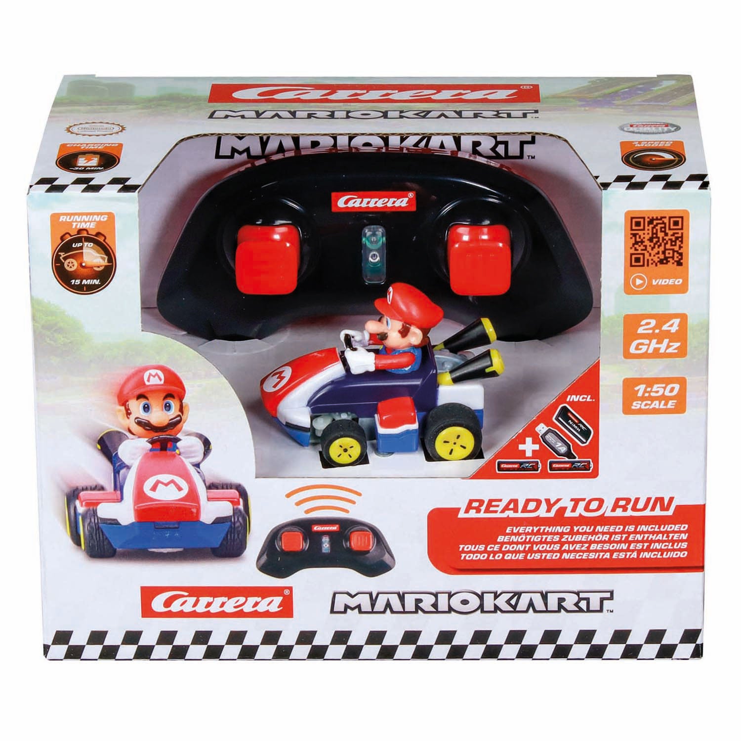 Carrera Mini RC 2,4 GHz Mario Kart – 1:50