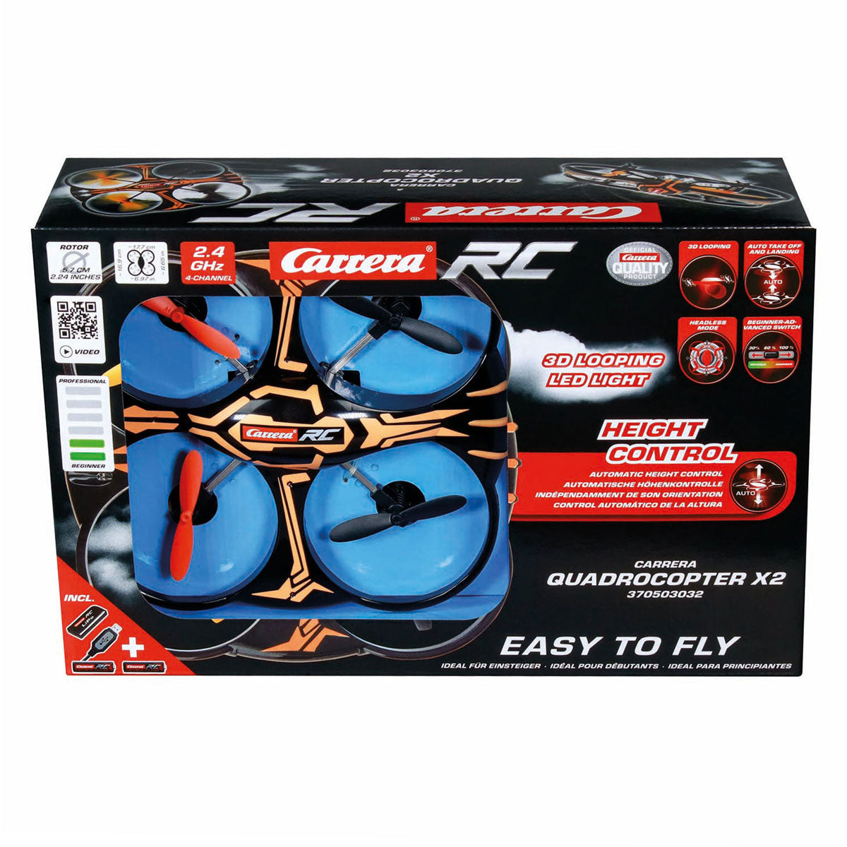 Carrera 2,4 GHz Quadcopter x2