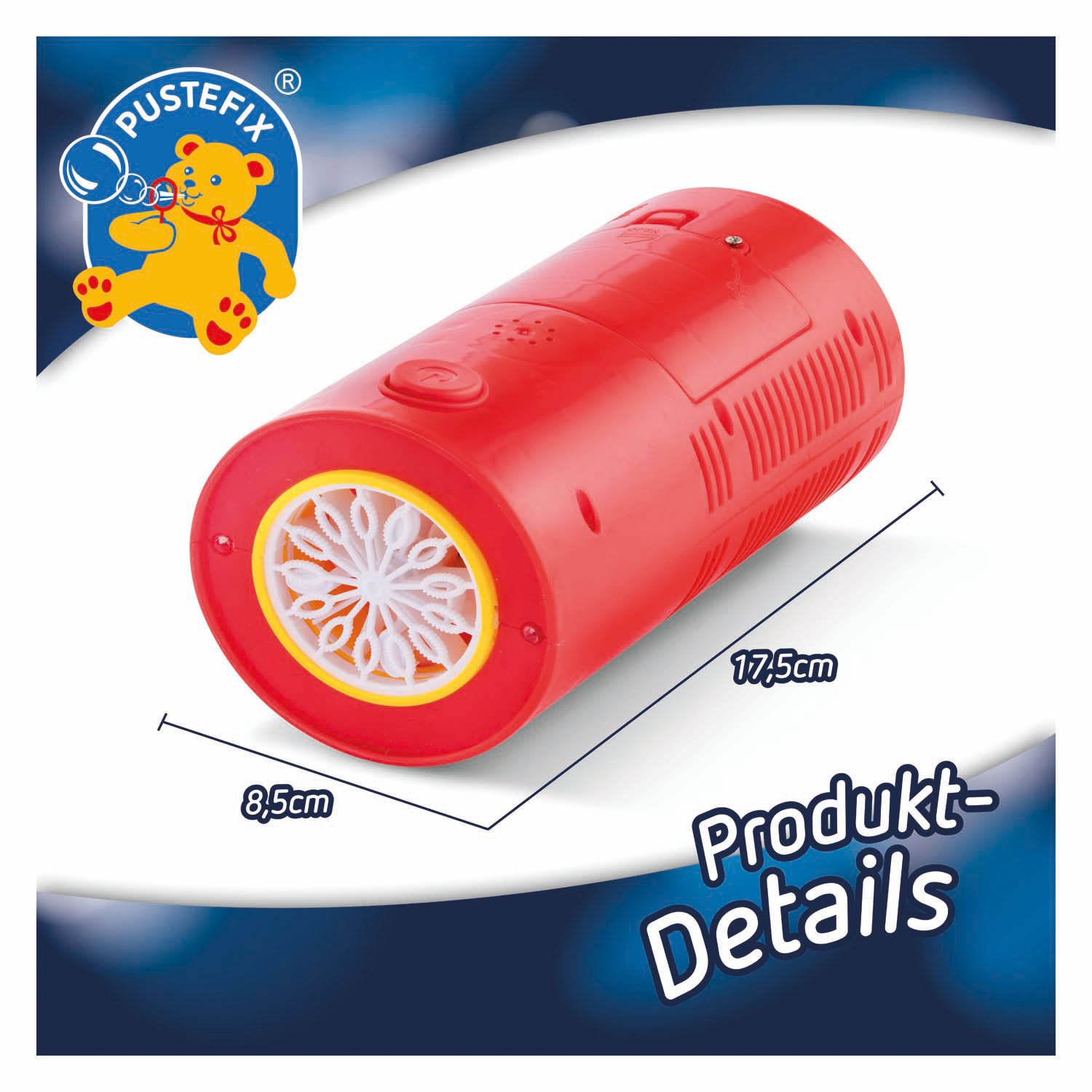 Pustefix Seifenblasenfeuerwerk mit Seifenblasenbläser