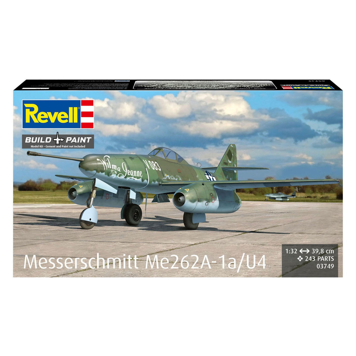 Revell Modellbausatz Messerschmitt me262a-1a u6 1:32 - 243tlg.