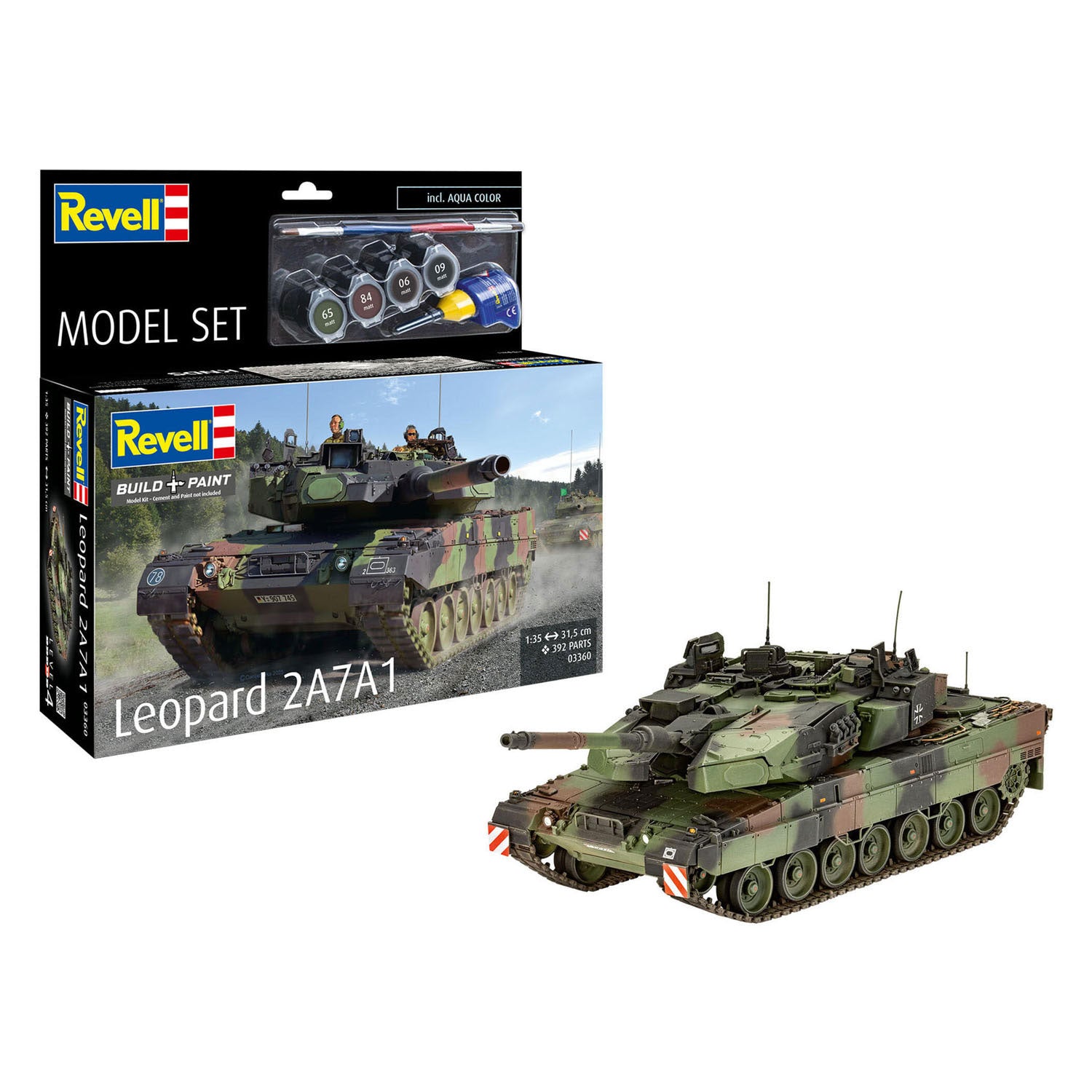 Revell Modellbausatz Leopard 2a7a1 1:35 - 392 Teile.