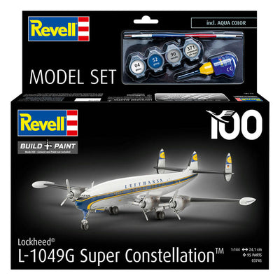 Revell Modellbausatz Lockheed l.1049g Super Constellation Lufthansa 1:144 - 95tlg.