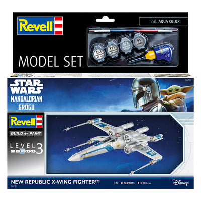 Revell Modellbausatz The Mandalorian und Grogu New Republic X-Wing Fighter 1:57 – 38-teilig.