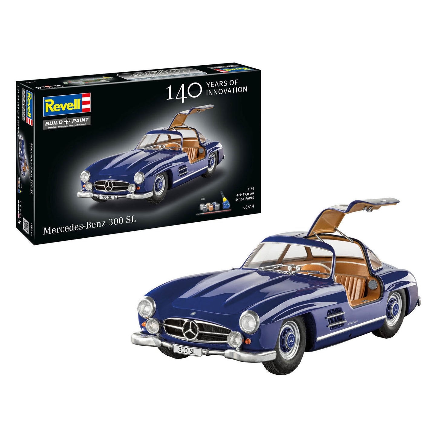 Revell Modellbausatz Geschenkset Mercedes-Benz 300 1:24 - 161tlg.