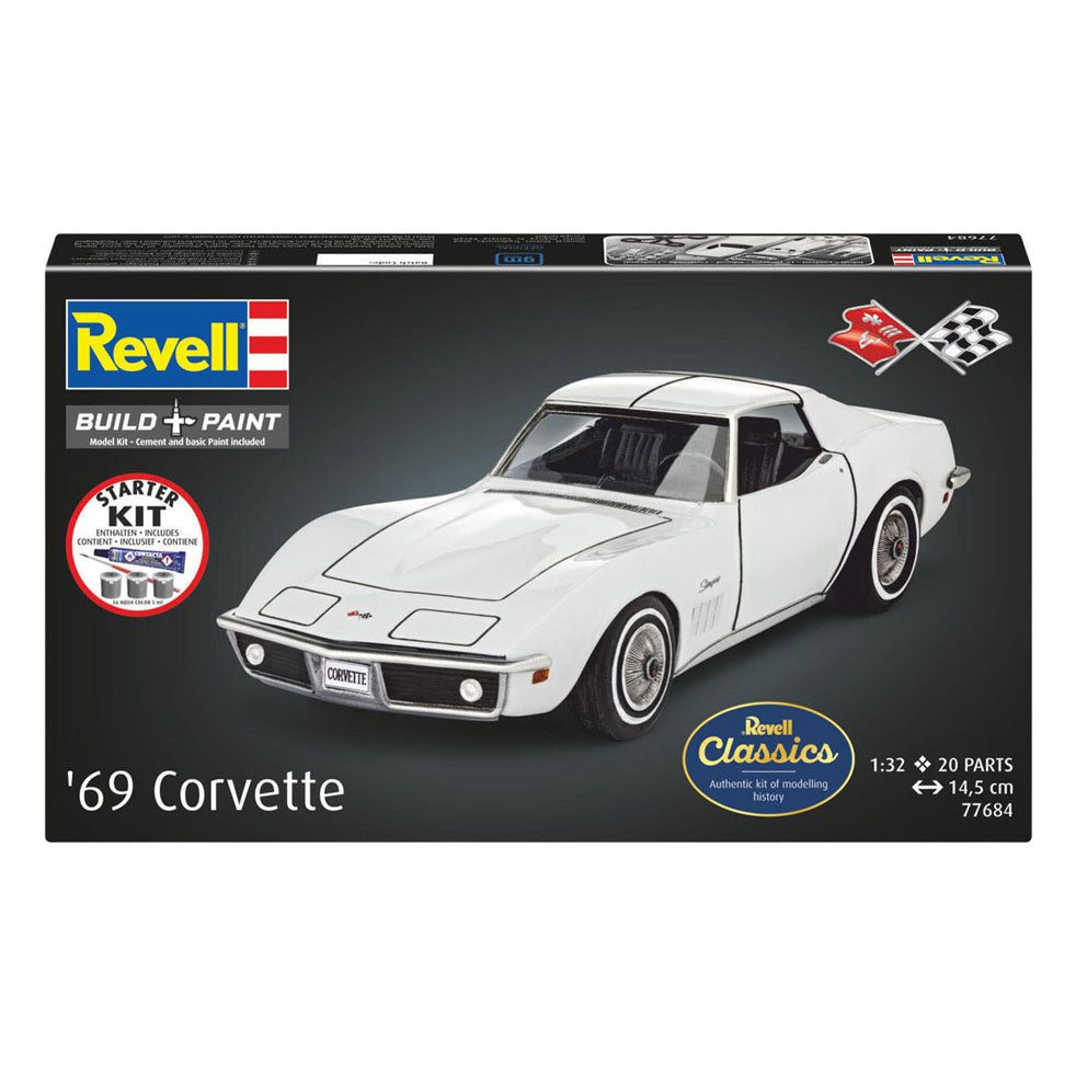 Revell Modellbausatz Starterkit Corvette C3 1:32 - 20tlg.