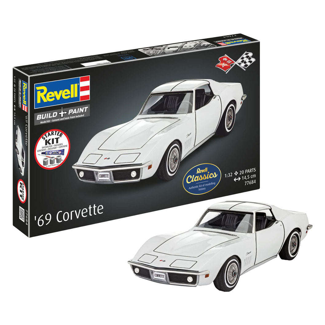 Revell Modellbausatz Starterkit Corvette C3 1:32 - 20tlg.