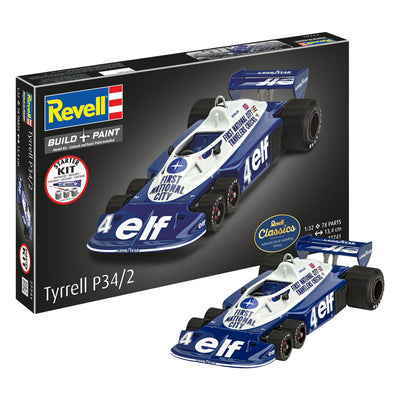 Revell Modellbausatz Starterkit Tyrrell P34 2 6-Wheeler 1:32 - 105-tlg.