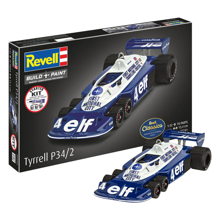 Revell Modellbausatz Starterkit Tyrrell P34 2 6-Wheeler 1:32 - 105-tlg.