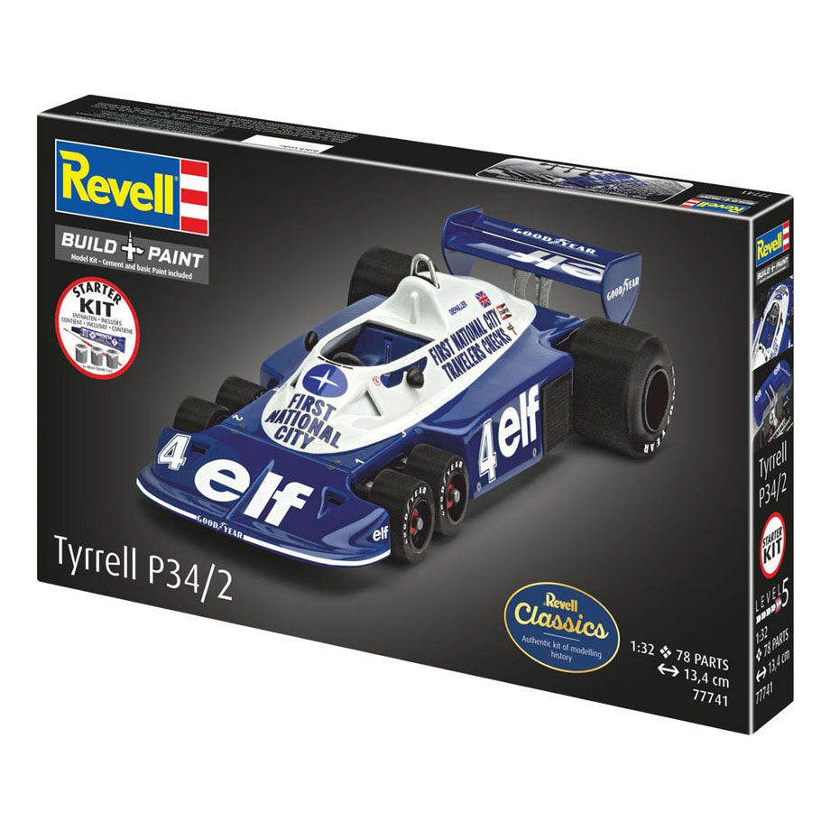Revell Modellbausatz Starterkit Tyrrell P34 2 6-Wheeler 1:32 - 105-tlg.