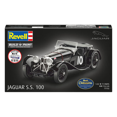 Revell Modellbausatz Starterkit Jaguar SS 100 1:32 - 75-tlg.
