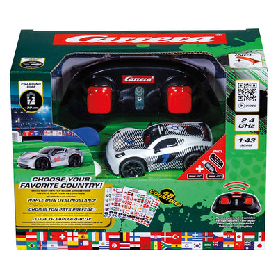 Carrera RC 2,4 GHz Mini RC weiß – Weltmeisterschaft – 1:43