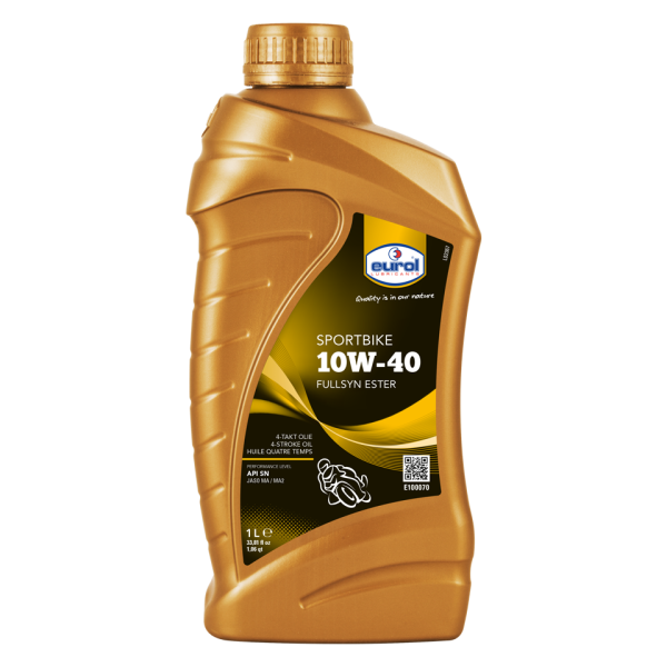 Eurol Volynthetic Motor Oil Sportbike 10W-40 für 4-Takt-Motorräder