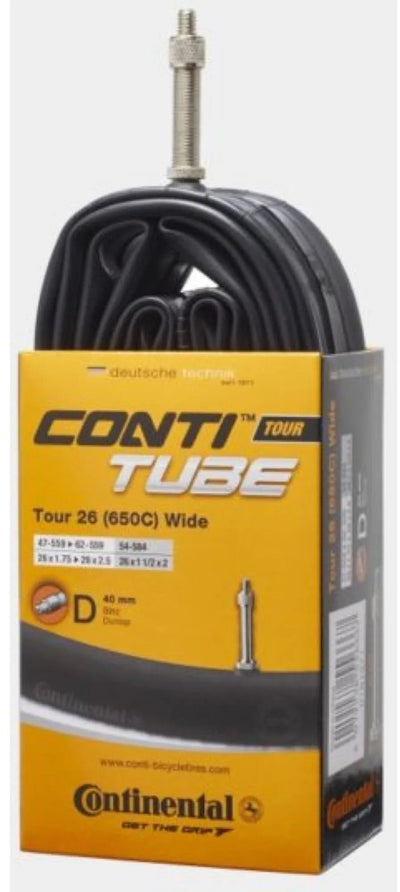Continental Inner Tube DV13 Tour 26 Zoll 47 62-559 DV 40 mm