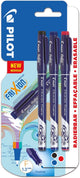 Pilot Fineliner Frixion Basic | verschiedene Farben | Set bestehend aus 3 Stück