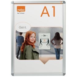 Klickrahmen Nobo Aluminium A1 Silber