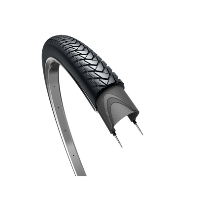 Edge Tire Traveller Basic 28 x 1,40 37-622 mm schwarz mit Reflexion