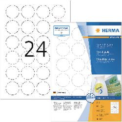 Herma Mobiliaretiketten rund 40 100 Blatt DIN A4 2400 Stück 4476
