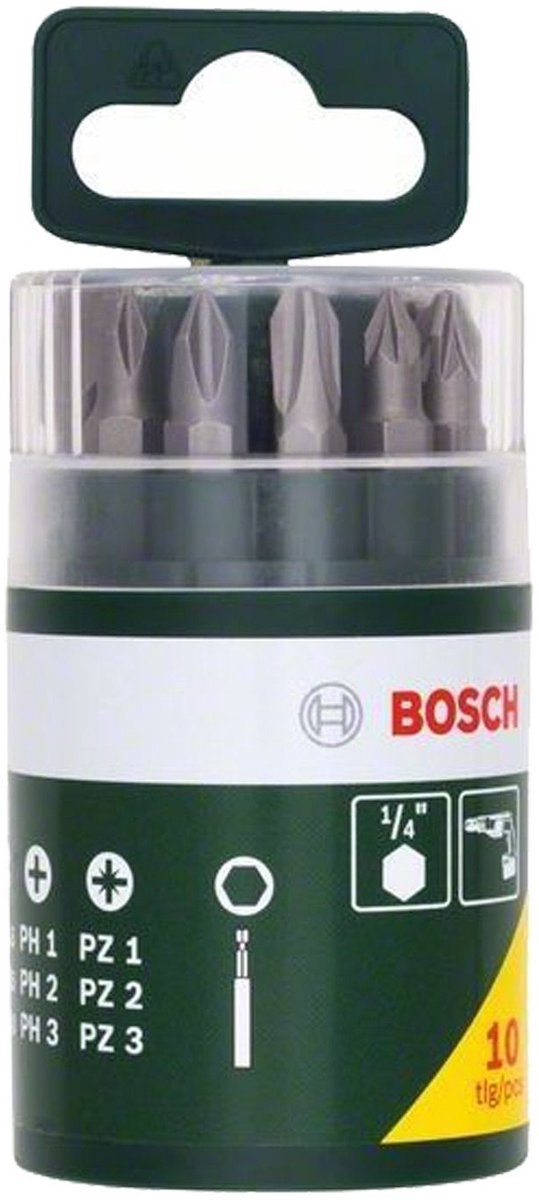Bosch-Schraubendreher-Bit-Set – 10-teilig